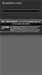 Mobile Screenshot of droplist.com